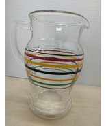 Vintage Ring/Banded Ring Glass Pitcher  - €13,83 EUR