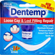 DENTAL REPAIR CEMENT Cavity for filling Crown Loose Cap tooth DenTemp DE... - $27.34