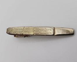 Vintage Men&#39;s Gold Tone Brick Pattern Tie Clip - $14.50