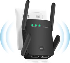 WiFi Extender 5GHz+2.4Ghz Dual Band WiFi Booster with Ethernet Ports 920... - $24.74