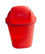 Swing Top Lid|Plastic Garbage Basket Round Trash Can 9 Inches Tall - $15.72