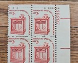 US Stamp &quot;Freedom to Speak Out/A Root of Democracy&quot; 2c Block of 4 - £1.47 GBP