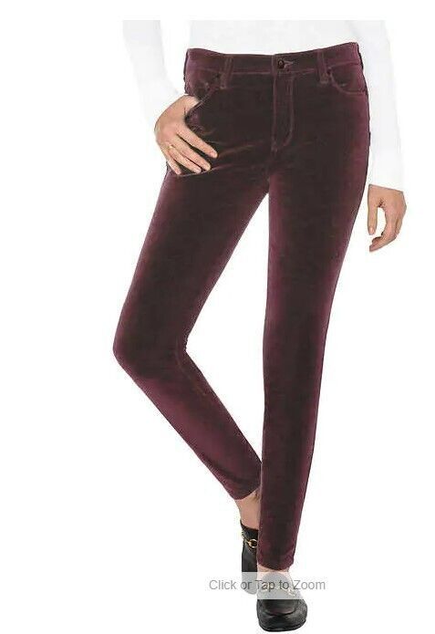 Primary image for Well Worn Ladies' High Rise Luxe Velvet Tapered Pants