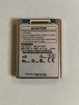 Toshiba MK1011GAH HDD1789 100GB 4200RPM 1.8&quot; ZIF/CE For Dell XTD430 D420 Laptop - £15.81 GBP