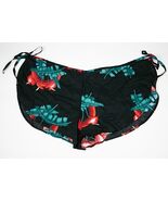 VINTAGE 1980's NWT EENI MEENI TROPICAL FLORAL WRAP SHORTS BEACH COVER UP - €21,24 EUR