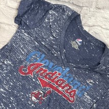 Cleveland Indians Chief Wahoo Women&#39;s Medium T-shirt MLB Baseball Majestic - $19.79