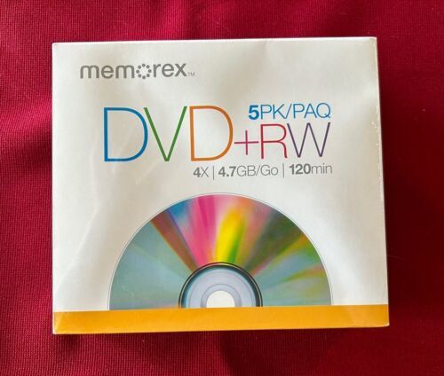 Memorex DVD+RW Rewritable DVD 5 Pack - $6.79