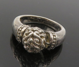 925 Sterling Silver - Vintage Shiny Spinning Sphere Band Ring Sz 8.5 - RG16430 - £29.53 GBP