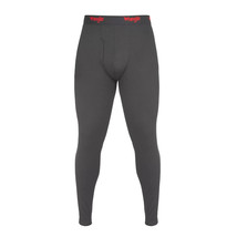 Wrangler Men&#39;s Heavy Weight Moisture Wicking Waffle Thermal Pant Charcoa... - $21.77