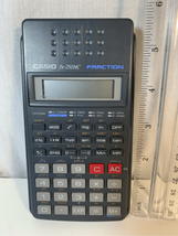 Casio Fraction Scientific Calculator Fx-250HC NEEDS BATTERY Light Scratches - £5.63 GBP