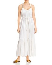 MSRP $365 Lemlem Kelali Maxi Dress Swim Cover-Up White Size Small (DEFECT) - £45.82 GBP