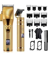 Professional Cordless Hair Beard Clippers Trimmer for Men Barber Bald He... - £55.12 GBP