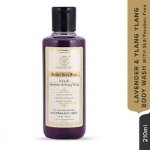 Low Cost Khadi Natural Lavender &amp; Ylang Body Wash SLS &amp; Paraben Free 210ML - £14.42 GBP