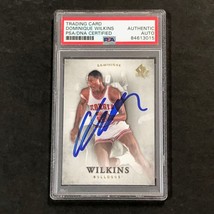 2012-13 SP Authentic #2 Dominique Wilkins Signed Card AUTO PSA Slabbed Bulldogs - £78.75 GBP