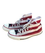 Vintage CONVERSE Chuck Taylor Made USA 80s  American Flag Shoes Canvas M... - $93.15