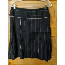 Heart Soul Black Skirt Size 9 Juniors Pinstriped Pink Black Pencil - £11.99 GBP