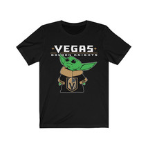 Baby Yoda Las Vegas Golden Knights T-shirt-Star Wars-The Mandalorian - £15.11 GBP