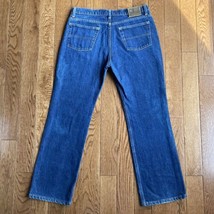 Polo Ralph Lauren Bootcut Jeans Womens 12 Cotton Blue Denim Pants 34x29 - £13.00 GBP