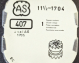 NOS AS 11-1/2 Cal. 1704 1705 Watch Clutch Wheel Part # 407 - $12.86