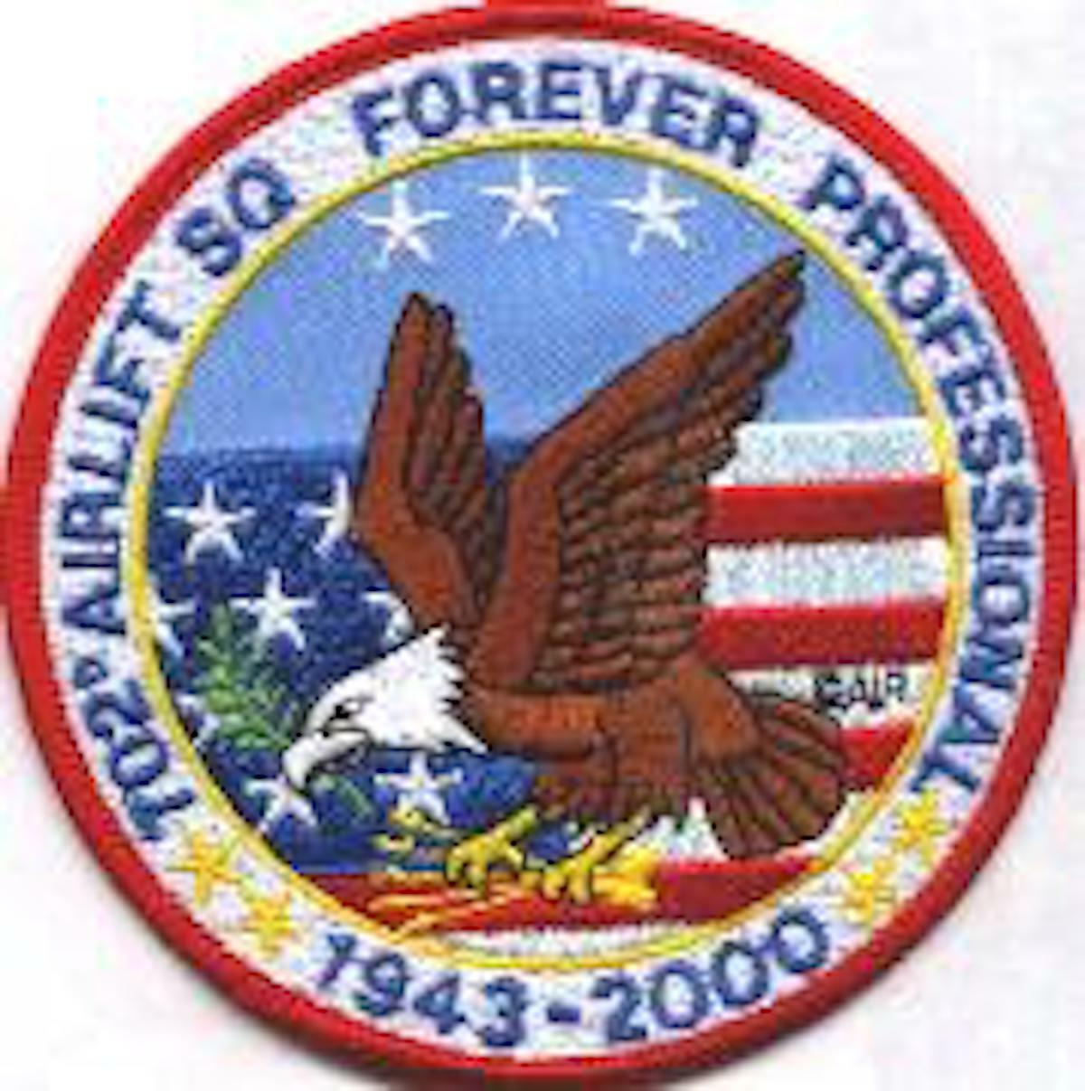 4" USAF AIR FORCE 702ND ALS DECOMM 1943-2000 FOREVER EMBROIDERED JACKET PATCH - $28.99