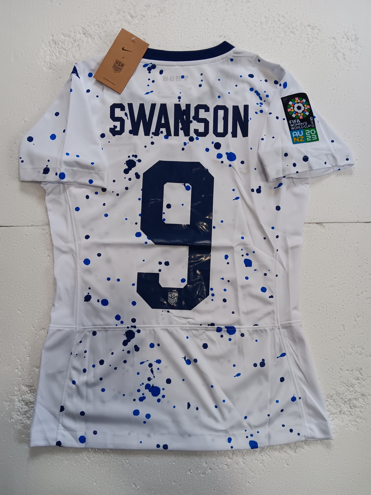 Mallory Swanson USA USWNT 2023 World Cup Stadium White Home Womens Soccer Jersey Item image 7