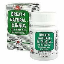 50 tablets/Bottle Breath Natural (Pe Min kan Wan) for Pollen Nasal Allergy - £8.36 GBP