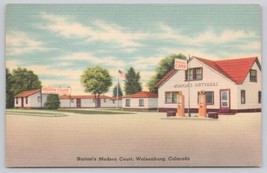 Postcard Norton&#39;s Modern Court Walsenburg Colorado - £2.96 GBP