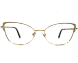 Tiffany &amp; Co Eyeglasses Frames TF1136 6150 Light Brown Pale Gold 54-16-140 - £135.31 GBP