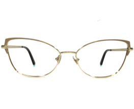 Tiffany &amp; Co Eyeglasses Frames TF1136 6150 Light Brown Pale Gold 54-16-140 - £135.31 GBP