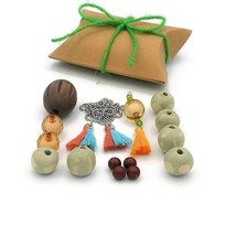 Beaded Necklace Kit, Jewelry Starter Kit For Teens, DIY Gift Tassel Necklace - £34.84 GBP