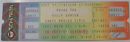 Billy Squier 1981 Full Ticket Stub VG+ Original Santa Monica Civic KMET9... - £7.64 GBP
