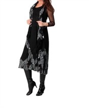 Angel patterned maxi dress in Black Multi - £65.11 GBP