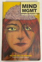 Mind Mgmt Volume 1 The Manager Hardcover Matt Kindt Dark Horse - $9.89