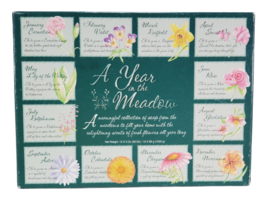 Gift Box Of 12 Flowered Soaps &quot;A Year In The Meadow&quot; By Commonwealth Soap Toilet - £16.53 GBP