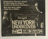 New York Undercover Print Ad Advertisement Michael DeLorenzo pa7 - $5.93