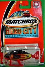 Matchbox Hero City #13 Hospital Helicopter 1/64 Diecast Mint on Card 2003 - $6.00