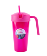 Mainstays 24 oz Plastic Snack Tumbler with Straw, Pink, Color Changing, ... - $23.13 CAD