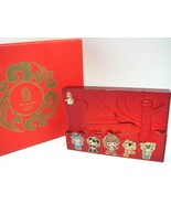2008 Beijing Olympics Glass Paperweight Friendlies Mascots Red Box RARE ... - £39.55 GBP