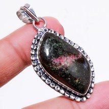 Rhodonite Gemstone Handmade Fashion Ethnic Gifted Pendant Jewelry 2.10&quot; SA 645 - $4.99