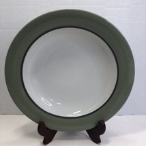 Pfaltzgraff Sphere Pasta Bowl Rimmed Green Charcoal 11" - $19.79