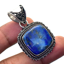 Lapis Lazuli Vintage Style Gemstone Fashion Ethnic Pendant Jewelry 1.80&quot; SA 1871 - £3.92 GBP