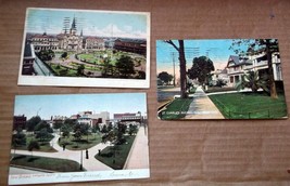 New Orleans NOLA UDB Undivided Back 3 Postcards 1906 St Charles Ave Jack... - $18.80