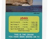 Pictured Rocks Best Cruises Brochure Munising Michigan $5.75 Cruise Fare - £14.01 GBP