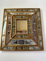 Peruvian hand painted mirror frame - $210.36