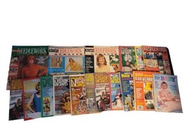 Lot of 17 Vintage McCall’s Needlework &amp; Crafts Knit &amp; Crochet Magazines 70&#39;s-90s - £39.56 GBP