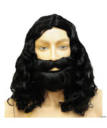Biblical set special bargain wig-black - $812.47 MXN