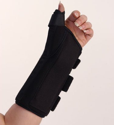 Wrist Support - X-Large Left Handed Easy one Handed Application. Black B... - $44.99