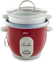 6-Cup Rice Cooker with Steamer, Red (004722-000-000) - £37.82 GBP