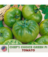AD 10 Chef&#39;S Choice Green F1 Tomato Seeds Hybrid Non Gmo Home Garden - €11,31 EUR