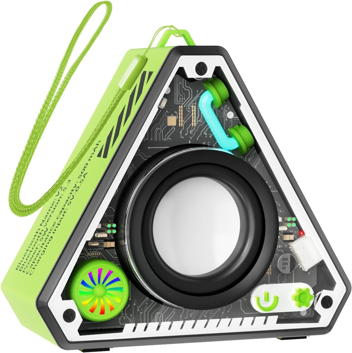 Mini Portable Wireless Bluetooth Speaker With Lights And Lanyard, Tws, G... - $26.99